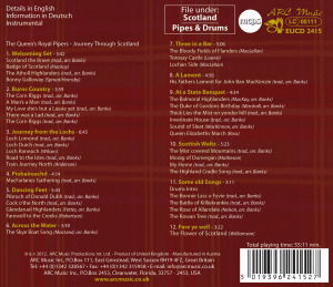 Cover for Queen's Royal Pipers · Best of Scottish Pipes &amp; Drums (CD) (2012)