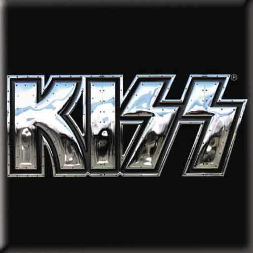 KISS Fridge Magnet: Chrome Logo - Kiss - Mercancía - Epic Rights - 5055295337527 - 17 de octubre de 2014