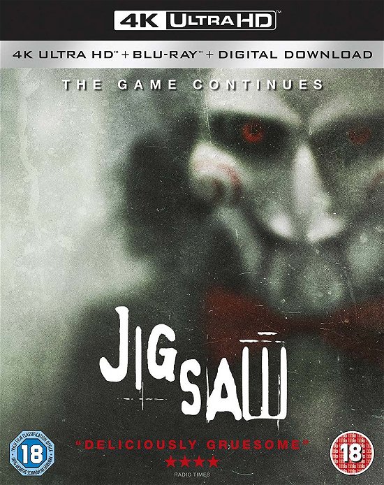 Cover for Jigsaw (4k Blu-ray) · Jigsaw (4K UHD Blu-ray) (2018)