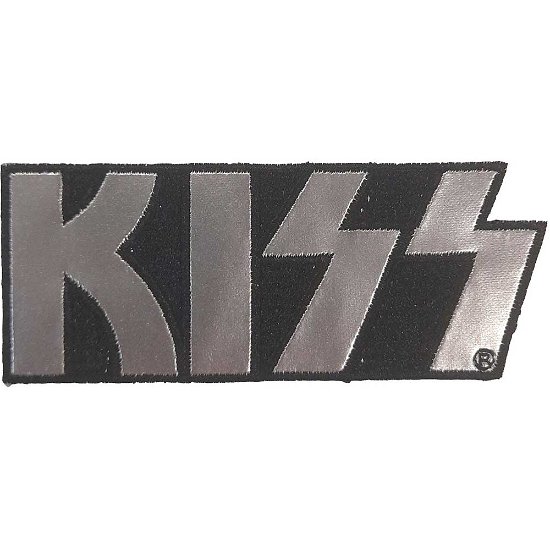 KISS Standard Woven Patch: Chrome Logo - Kiss - Merchandise -  - 5056561000527 - 
