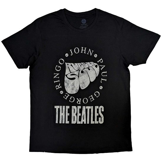 The Beatles Unisex T-Shirt: Rubber Soul Names - The Beatles - Merchandise -  - 5056737205527 - 