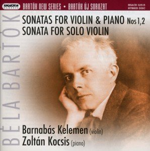 Cover for B. Bartok · Violin Sonatas 1 &amp; 2/Sonata For Solo Violin (CD) (2012)
