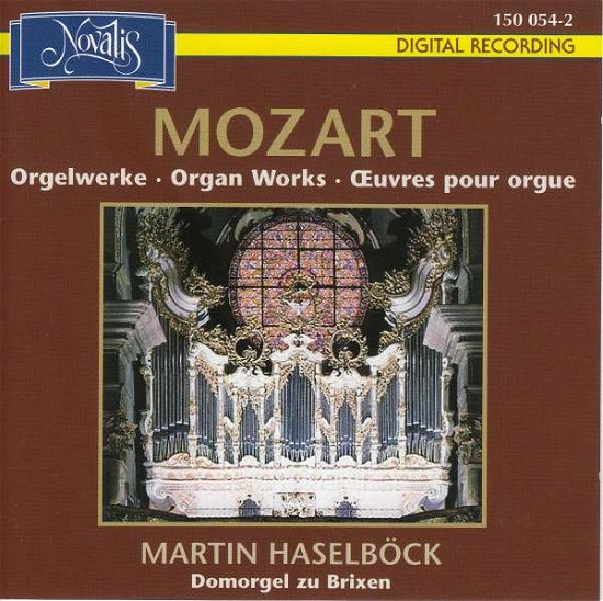 Cover for Wolfgang Amadeus Mozart (1756-1791) · Orgelwerke (CD)