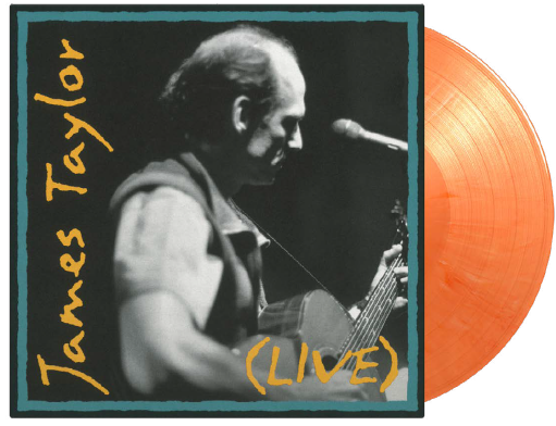 Cover for James Taylor · Live (LP) [Limited Orange Marbled Vinyl edition] (2023)