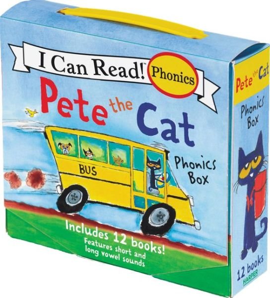 Cover for James Dean · Pete the Cat 12-Book Phonics Fun!: Includes 12 Mini-Books Featuring Short and Long Vowel Sounds - My First I Can Read (Taschenbuch) (2017)