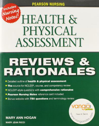 Cover for Mary Ann Hogan · Pearson Nursing Reviews &amp; Rationales: Health &amp; Physical Assessment (Paperback Book) (2010)