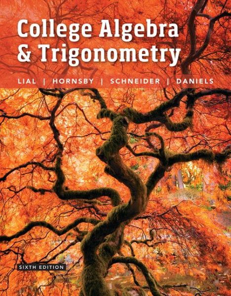 Cover for Margaret Lial · College Algebra and Trigonometry (Hardcover Book) (2016)