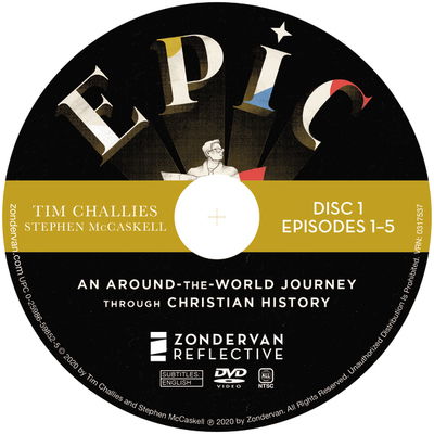 Cover for Tim Challies · Epic: An Around-the-World Journey through Christian History (DVD) (2020)