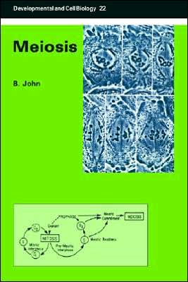 John, Bernard (Australian National University, Canberra) · Meiosis - Developmental and Cell Biology Series (Paperback Book) (2005)