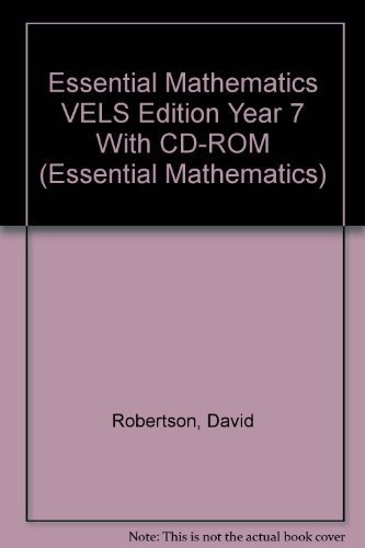 Cover for David Robertson · Essential Mathematics VELS Edition Year 7 With CD-ROM - Essential Mathematics (Book) [2 Revised edition] (2000)