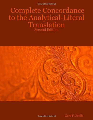 Cover for Gary F. Zeolla · Complete Concordance to the Analytical-literal Translation: Second Edition (Paperback Book) (2007)