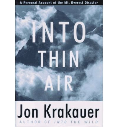 Cover for Jon Krakauer · Into Thin Air: a Personal Account of the Mount Everest Disaster (Hardcover bog) [1st edition] (1997)