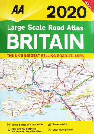 Cover for Aa Publishing · Large Scale Atlas Britain 2020 Brabbag (N/A) (2019)