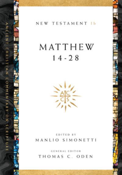 Cover for Manlio Simonetti · Matthew 14–28 (Paperback Book) (2019)