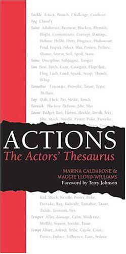 Cover for Maggie Lloyd-williams · Actions: the Actors' Thesaurus (Paperback Book) (2006)