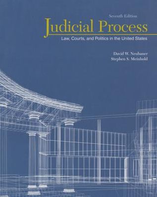 Cover for Neubauer, David (University of New Orleans) · Judicial Process: Law, Courts, and Politics in the United States (Paperback Bog) (2016)