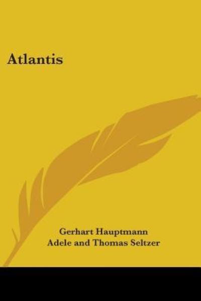 Cover for Gerhart Hauptmann · Atlantis (Paperback Book) (2004)