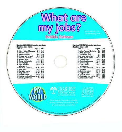 What Are My Jobs? (My World) - Bobbie Kalman - Audiobook - Crabtree Pub Co - 9781427110527 - 15 lutego 2011