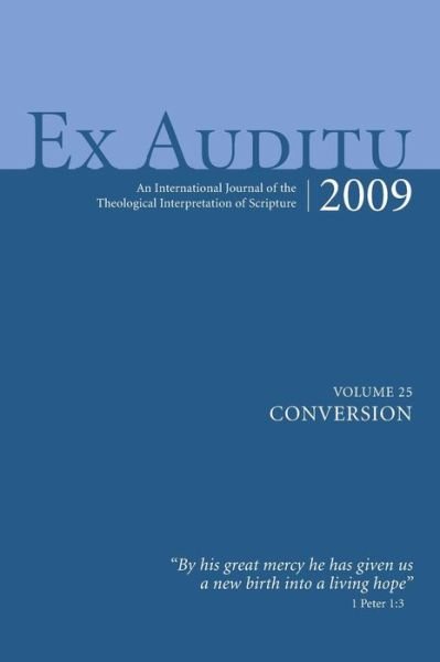 Cover for Klyne Snodgrass · Ex Auditu - Volume 25 (Hardcover Book) (2010)