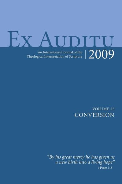 Cover for Klyne Snodgrass · Ex Auditu - Volume 25 (Hardcover Book) (2010)