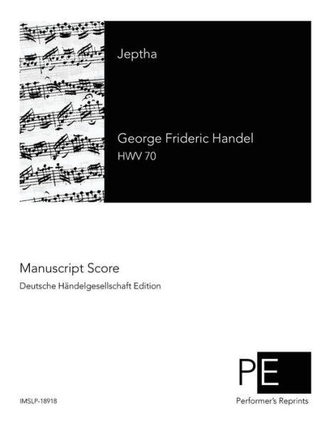 Cover for George Frideric Handel · Jeptha (Paperback Bog) (2014)