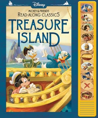 Cover for Phoenix International Kids · Disney Mickey and Friends: Treasure Island Read-Along Classics Sound Book (Hardcover Book) (2022)