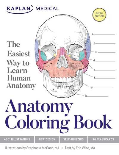 Anatomy Coloring Book - McCann - Książki - Kaplan Publishing - 9781506208527 - 4 lipca 2017