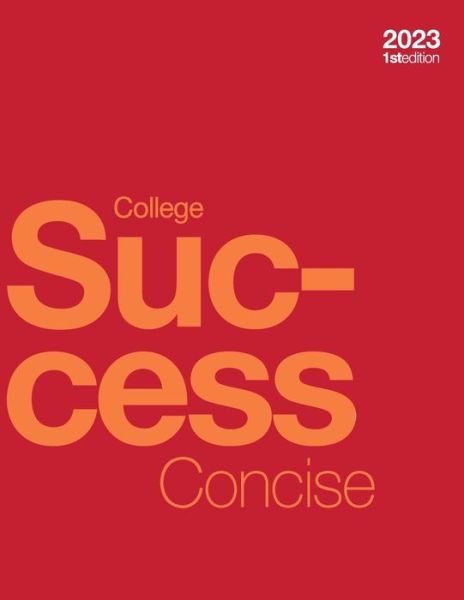 Cover for Amy Baldwin · College Success Concise (paperback, B&amp;w) (Book) (2023)