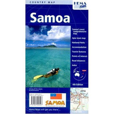 Hema Maps: Samoa - Hema Maps - Książki - Hema Maps - 9781865000527 - 31 stycznia 2006