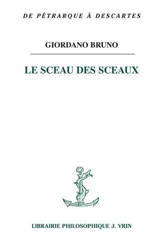 Cover for Giordano Bruno · Le Sceau Des Sceaux (Paperback Book) (2020)