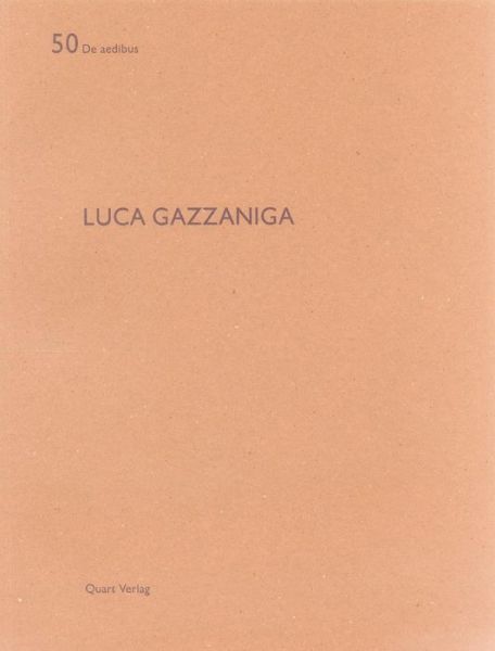 Cover for Kenneth Frampton · Luca Gazzaniga: De Aedibus 50 (Paperback Book) (2014)