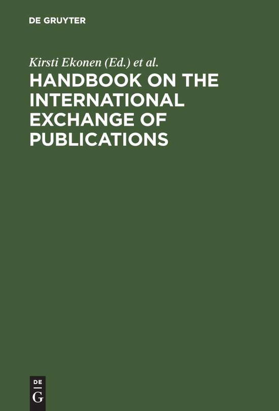 Cover for Päivi Paloposki · Handbook on Intern.Exchange of Public. (Book) [5th edition] (2006)
