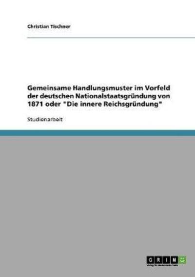 Cover for Tischner · Gemeinsame Handlungsmuster im (Book) [German edition] (2013)