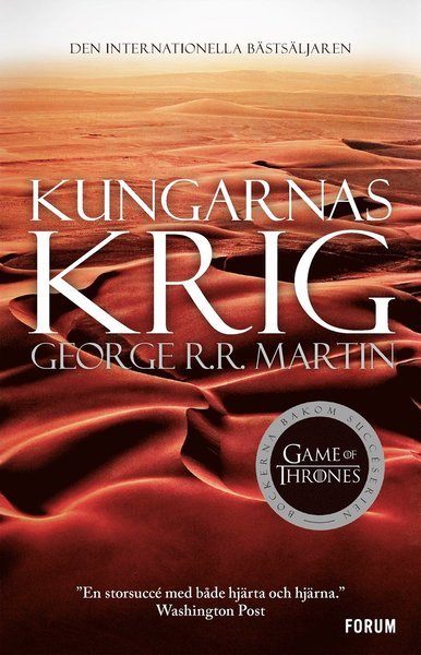 Cover for George R. R. Martin · Sagan om is och eld: Game of thrones - Kungarnas krig (Book) (2019)
