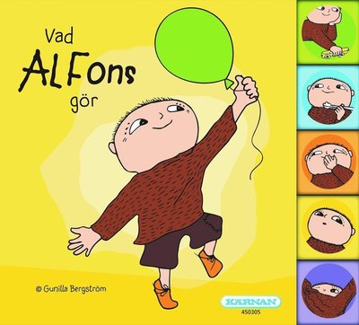 Cover for Jan Magnusson · Vad Alfons gör (Board book) (2016)