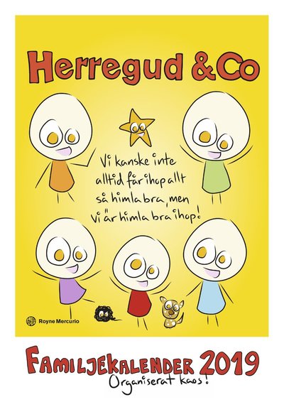 Cover for Royne Mercurio · Herregud &amp; Co Familjekalender 2019 (Book) (2018)