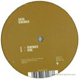 Cover for Gacha · Remember (12&quot;) (2012)