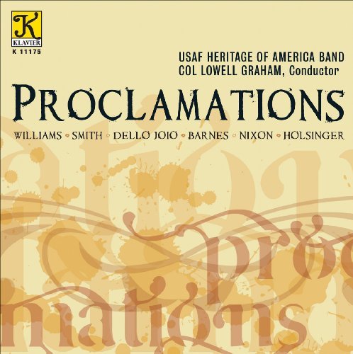 Cover for Dello Joio / Usaf Heritage American Band / Graham · Proclamations (CD) (2009)