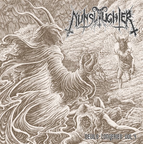 Cover for Nunslaughter · Devil’s Congeries Vol. 4 (2lp Brown &amp; Clear Cloudy Vinyl) (LP) (2022)