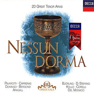 Cover for Carreras / Domingo / Pavarotti · Nessun Dorma - 20 Great Tenor (CD) (2001)