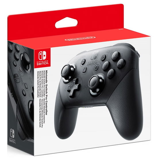 Nintendo Official Switch Pro Controller  Black Switch - Switch - Game - Nintendo - 0045496430528 - March 3, 2017