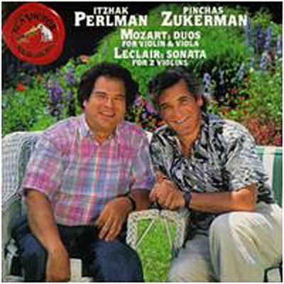 Cover for Mozart / Perlman / Zukerman · Duos for Violin &amp; Viola (CD) (1991)