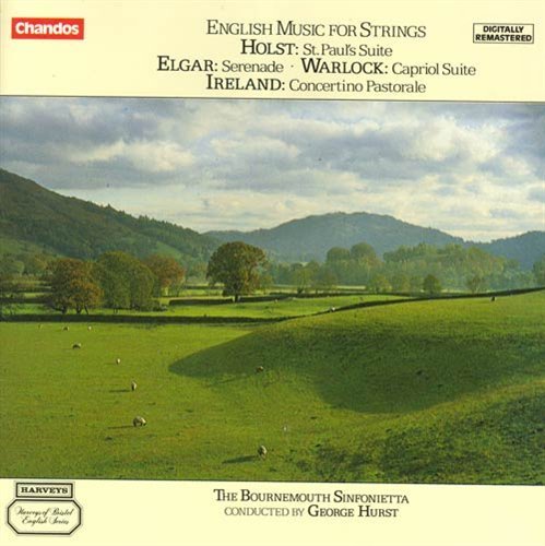 English Music for Strings - Elgar / Hurst / Bournemouth Sinfonietta - Musik - CHANDOS - 0095115837528 - 9. Oktober 1992