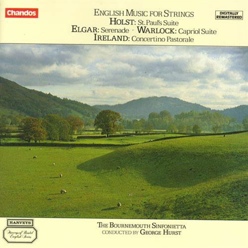 English Music for Strings - Elgar / Hurst / Bournemouth Sinfonietta - Música - CHANDOS - 0095115837528 - 9 de octubre de 1992