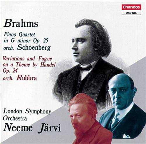 Piano Quartet - Brahms / Jarvi / Lso - Musik - CHANDOS - 0095115882528 - 28. oktober 1992