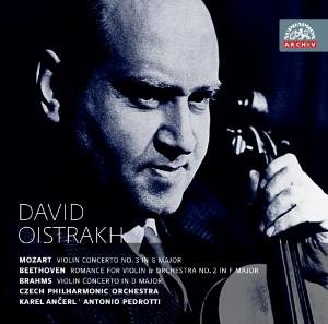 Cover for David Oistrakh / Czech Philha · Mozart Beethoven Brahms -Vi (CD) (2010)