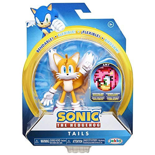 Cover for Jakks · Sonic - 4&quot; Basic Figures w/Accessory - Tails (Toys)