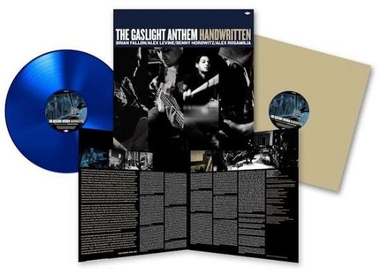 Handwritten (Limited Edition Blue Vinyl) - The Gaslight Anthem - Musiikki - ALTERNATIVE - 0602537060528 - tiistai 24. heinäkuuta 2012