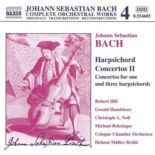 Harpsichord Concertos Ii - Johann Sebastian Bach - Musiikki - NAXOS - 0636943460528 - torstai 2. marraskuuta 2000