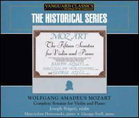 Cover for Mozart / Szigeti / Horszowski / Mieczysowski /szel · Complete Sonatas for Violin &amp; Piano (CD) [Box set] (2006)